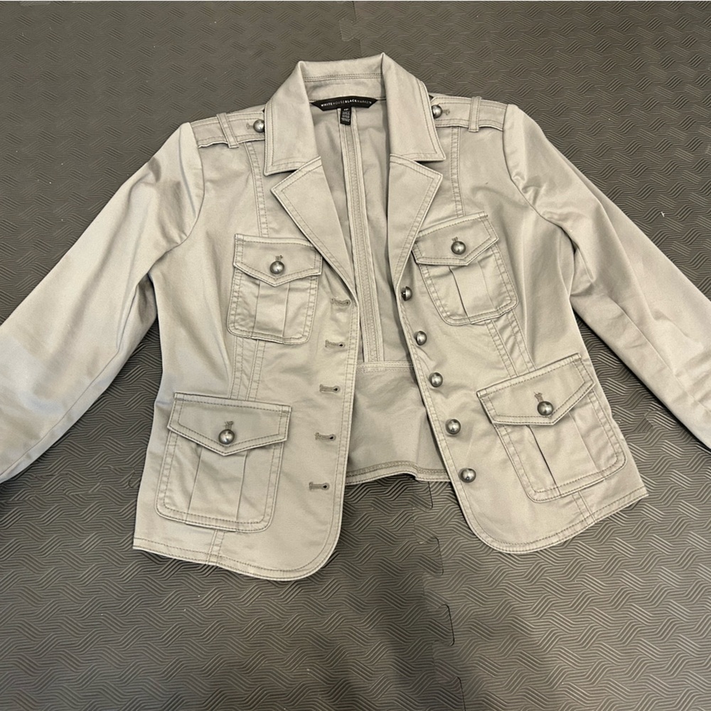 Light gray WHBM jacket